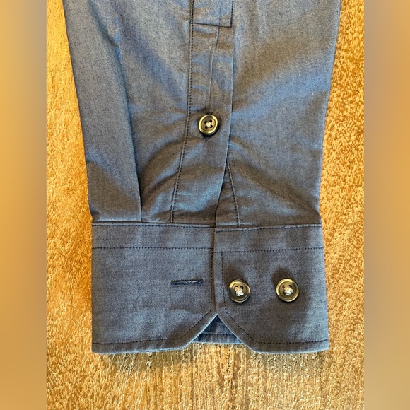 14th and Union Long Sleeved Medium Oxford in Light Blue - Picture 4 of 5